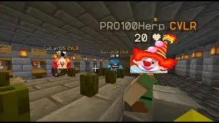 Minecraft сборище всех крутых челов CVLR на сервере Shalker часть 2