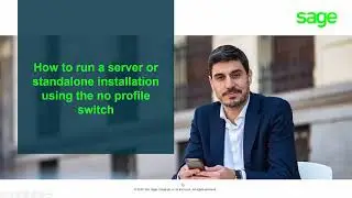 Sage BusinessWorks - Performing a No Profile installation on a standalone computer or server