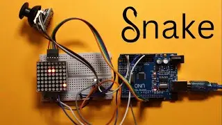 Joystick controlled snake game using Arduino UNO | Arduino snake Game with Joystick | By Robotix.io