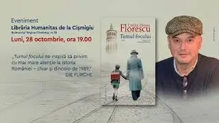 Lectură, dialog și prezentarea noului roman „Turnul focului” de Cătălin Dorian Florescu