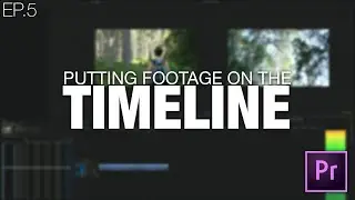 Learn to Edit Videos with Adobe Premiere Pro | EP.05 PUTTING FOOTAGE ON THE TIMELINE