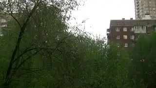 Дождь, ливень в москве 9 мая 2019 года.