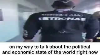 Im going to talk about the political and economic state of the world right now