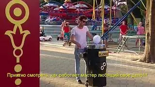Как работает мастер сахарной ваты 80 уровня!