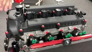 Talk through the installation of engine and components on the Ford 2.5 Duratec Engine.