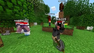 Три дурачка и Нубик выживают в МАЙНКРАФТ
