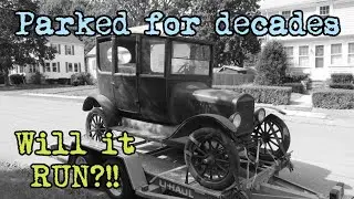 99 Year old car, Ford model T. Parked decades. Will it run?
