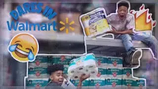 Dares In Walmart (We Got Kicked Out!!!)