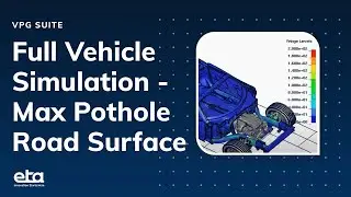 VPG Suite - Full Vehicle Simulation - Max Pothole Road Surface