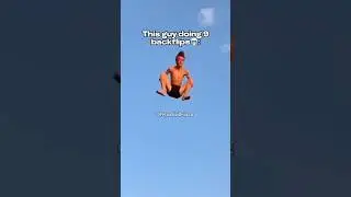 9 BACKFLIPS ON A TRAMPOLINE😱🤯