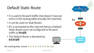 07 - The Default Static Route