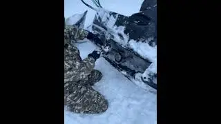рыбалка река Обь попали в наледь 😬