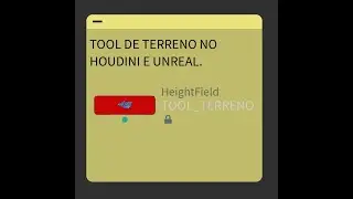 WIP - ESTOU FAZENDO UMA TOOL DE TERRENO NO HOUDINI.