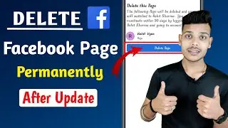 How To Delete Facebook Page New Update | Facebook Page Delete In Mobile | Fb Page Delete