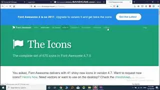 Web Development | How to use font awesome icons||how to use font awesome icons in html