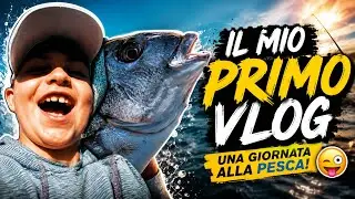 WOW!! Mio nipote.. Vlogger per un giorno, tutti a pesca 🎣