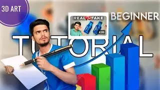 Real vs Realistic drawing Tutorial | step by step | Beginners | So realistic that... 😵😱