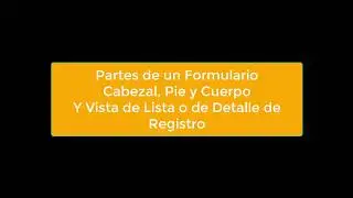 Partes de los Formularios en Servoy