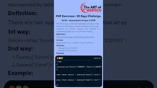 18/30 Associative Arrays in PHP #php #associative #arrays