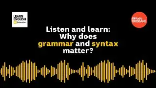 Listen and Learn: Why grammar and syntax matter