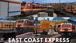 🔴East Coast Express (18646) 4k | RAILWORKS | SCR| Tamil