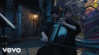 WEDNESDAY Playing Cello (Full Scene) | Wednesday plays oversized violin