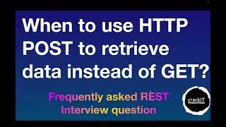 When to use HTTP POST instead of GET to retrieve data?