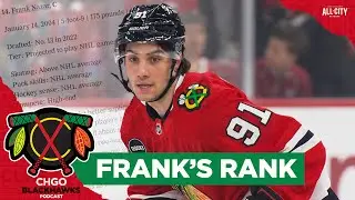 Where does Frank Nazar rank among Chicago Blackhawks prospects? | CHGO Blackhawks Podcast