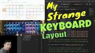 I Chose A Strange Keyboard Layout 💻 | Custom Keyboard