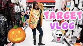 TARGET HALLOWEEN SHOPPING VLOG | aleezavlogs