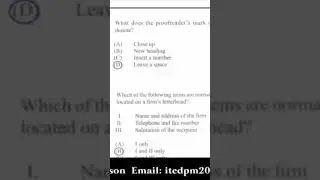 See full video on my channel. EDPM Multiple Choice Questions and Answers - Paper 1 (Part 3)