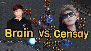 Starcraft Fastest Map! Gensay(겐세이박) vs Brain(브레인신) in a Best of Five!
