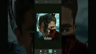 Venom 2 movie poster photo editing tutorial in picsart / video link in description 