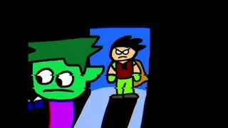 @kitchen-paper  remake of teen titans animation