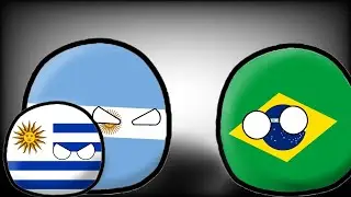 Argentina é Uruguai 🆚 Brasil! | Animação Contryballs
