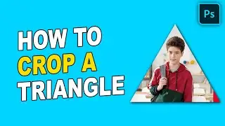 how to crop a triangle in photoshop