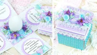 Easter handmade card / Easter explosion box /scrapbooking 