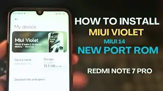 Unlock MIUI 14 for Redmi Note 7 Pro! New Port