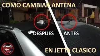 COMO CAMBIAR ANTENA EN JETTA CLASICO