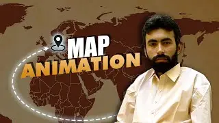 How to Create Moving Map Animation |Moving Map Animation | Free Map Animation For Videos