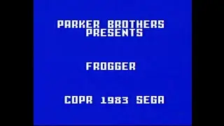 Frogger for Mattel Intellivision - brief gameplay