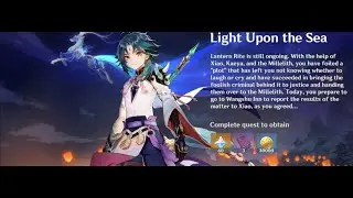 Lantern Rite Part 3: Light Upon the Sea | Genshin Impact Patch 1.3 Event Quest
