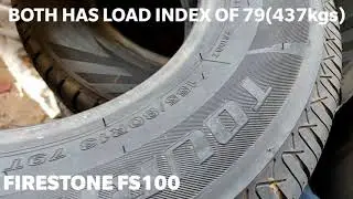 Apollo 155/80R13 AMAZER 4G vs Firestone 155/80R13 FS100