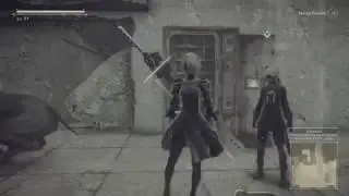 Nier:A Engels rooftop skip