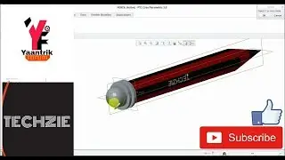 How To Make Pencil Through PTC Creo Parametric tutorial |Learn how to design a Pencil | Techzie