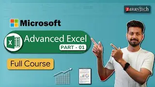 Microsoft Advanced Excel Full Course | Basics of Excel | ZaranTech