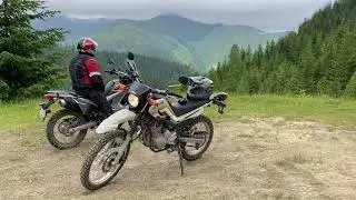 2020 Yamaha XT250 dual sport taken over STAMPEDE PASS (EDITED)