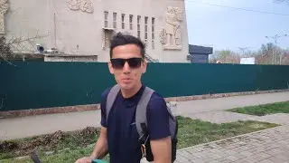 Тараз(Джамбул)Полный обзор улицы Жданова (ныне Желтоксан) до Коммунистической (ныне Толе би).