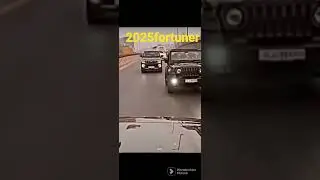 2023#fortuner drag race with scorpio N first in youtube #car #shortsviral#shortsfeed #thar #viral