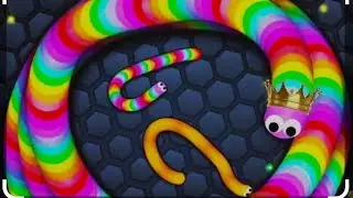 Joguei slither.io e fiquei muito..muito grande!!